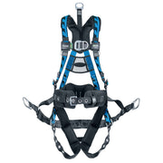 Miller AirCore Oil & Gas Blue Harness w/Front D-Ring - Lumbar Pad - Belt - Back D-Ring Extension - Bos'n Chair w/Side D-rings and Seat Sling Small/Medium - ACOG-TBSSSMB