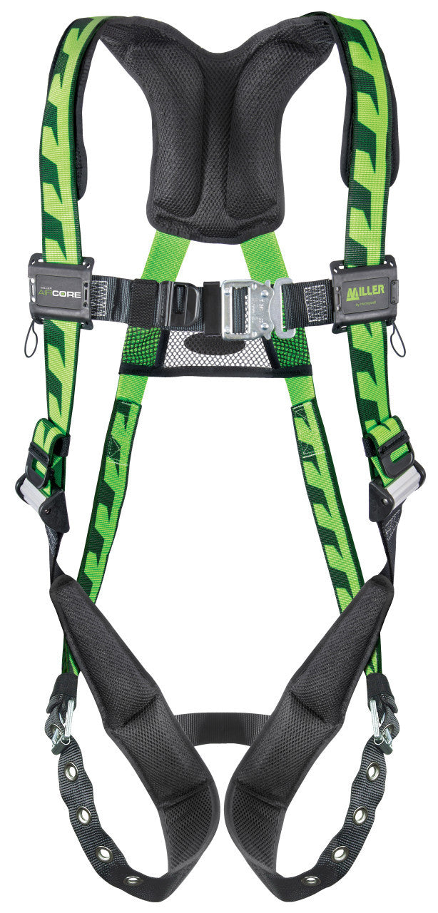 Miller AirCore Steel Hardware Green Harness - Universal (Large/XL) - AC-TB/UGN