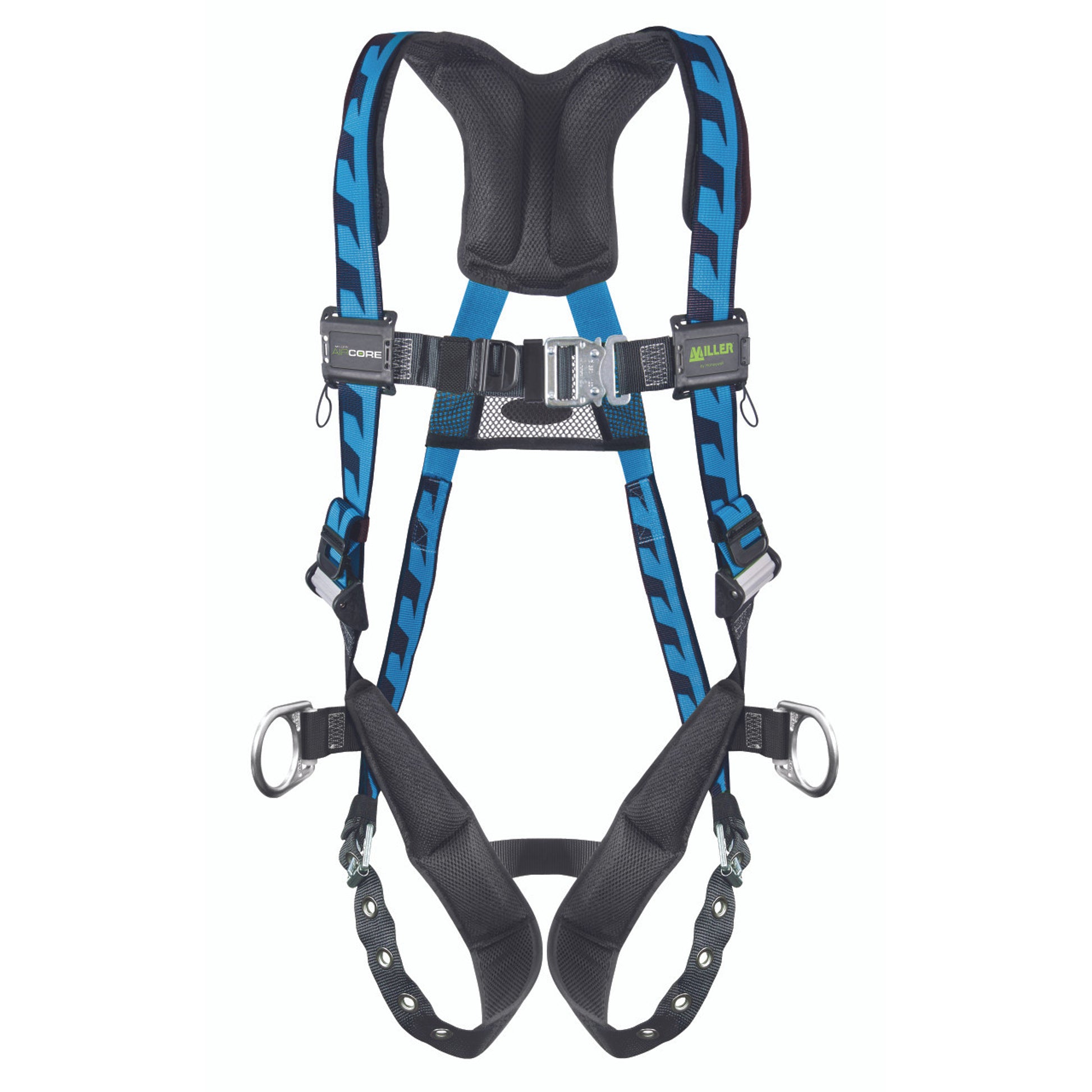 Miller AirCore Steel Hardware Blue Harness w/Side D-Rings - Universal (Large/XL) - AC-TB-D/UBL