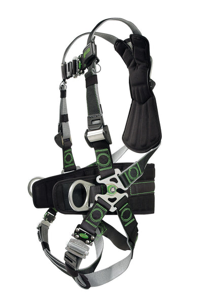 Miller Revolution DualTech Harness with Side D-Rings Quick-Connect Leg Strap - Universal - RDT-QC-DP/UBK