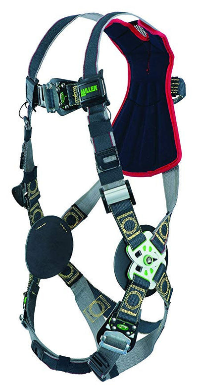 Miller Revolution Arc-Rated Kevlar/Nomex Harness with Quick-Connect Leg Strap - Universal - RKNAR-QC/UBK