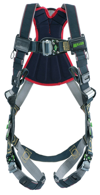 Miller Revolution Arc-Rated Kevlar/Nomex Harness with Quick-Connect Leg Strap - 3X - RKNARRL-QC/3XLBK