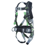 Miller Revolution DualTech Harness with Front & Side D-Rings Quick-Connect Leg Strap & Belt - Universal - RDTFD-QC-BDP/UBK