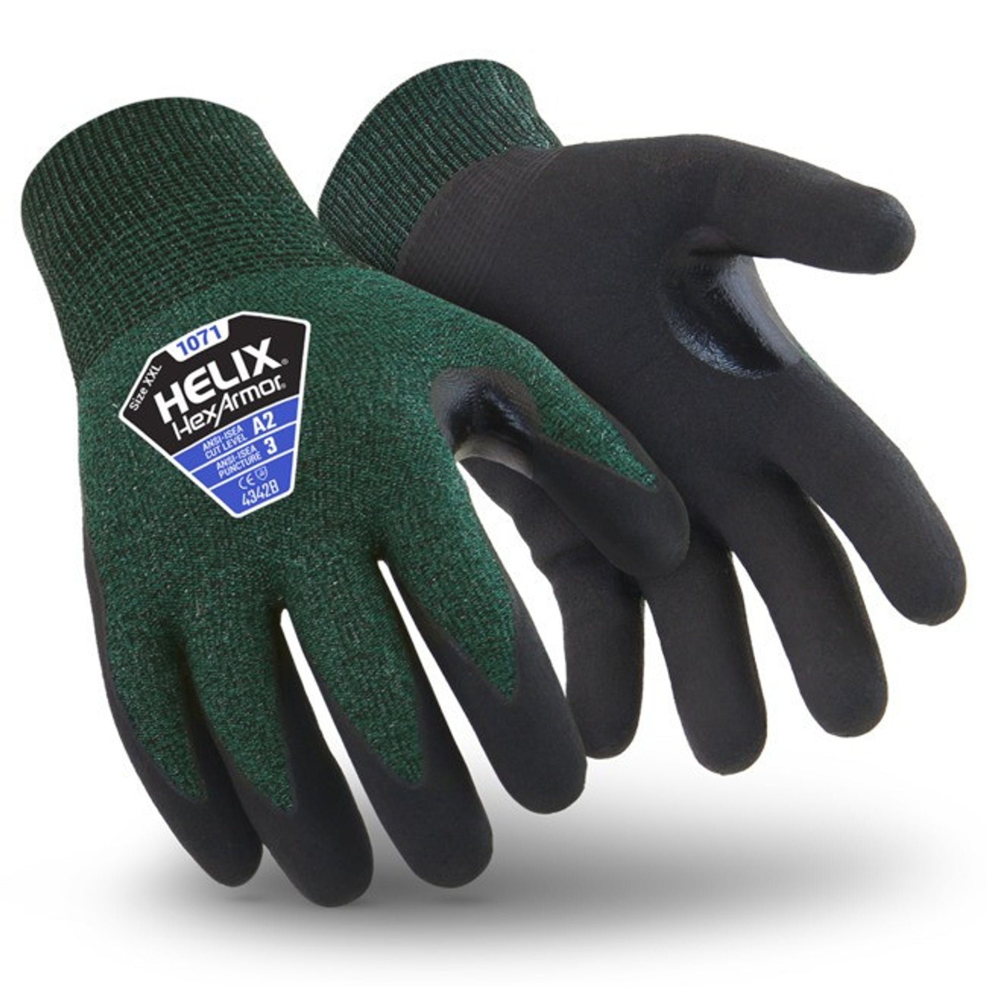 HexArmor Helix 1071 Cut A2 - CE 3X42B Gloves