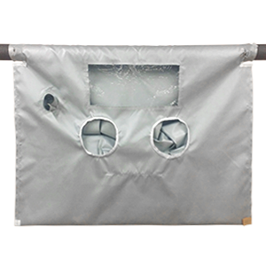 High Temperature Glove Bag 400°F 60"x84" w/ 2 Glove Sets - PC4006084