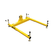 Miller DuraHoist Three-Piece Portable Base for use with 30-in. - 48-in. offset with the One or Two-Piece Adjustable Mast (DH-3, DH-21, DH-23) and the Lower Mast Extensions (DH-22 Series). - DH-24