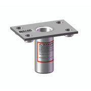 Miller DuraHoist Flush Floor Mount Sleeve, Zinc-plated, Mild Steel - DH-20ZP/