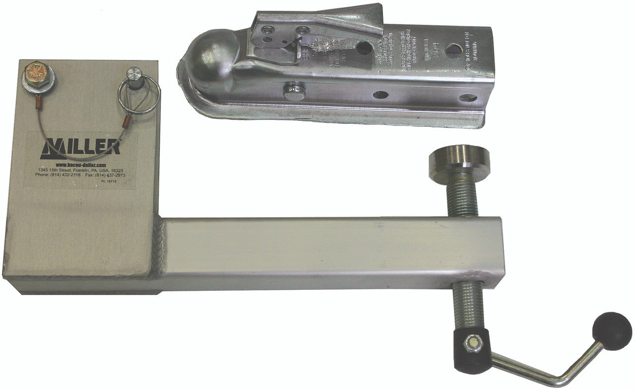 Miller DuraHoist 2-in. (.05 m) Ball Hitch Adapter, Zinc-plated - DH-16/