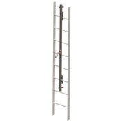 Miller 60 ft. Aluminum GlideLoc Vertical Height Access Ladder System Kit - GA0060