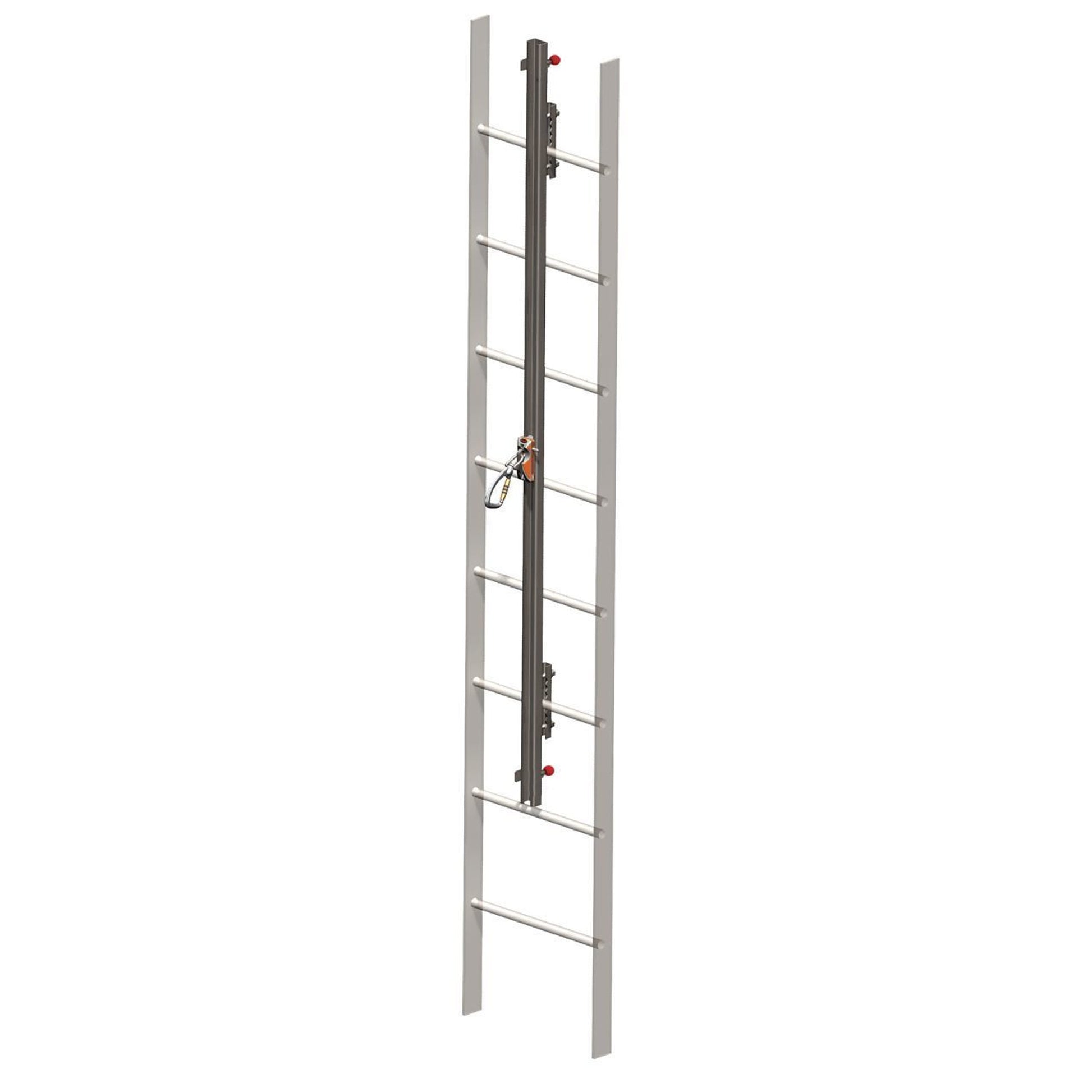 Miller 30 ft. Stainless Steel GlideLoc Vertical Height Access Ladder System Kit - GS0030