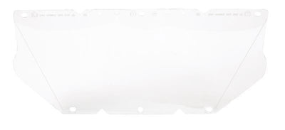 MSA V-Gard Contoured General Propose Clear Visor (fits Chin Protector) 8" x 17" x .04" - 10115837