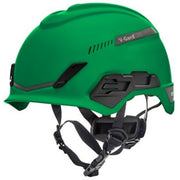 MSA V-Gard H1 Safety Helmet - Tri-Vent - Green - Fas-Trac III Suspension