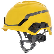 MSA V-Gard H1 Safety Helmet - No Vent - Yellow - Fas-Trac III Pivot Suspension