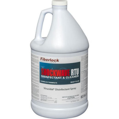 Fiberlock ShockWave RTU - Ready To Use Disinfectant/Sanitizer - 1G (4/Case) - 8316-1