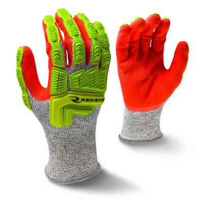 Radians RWG603 Cut Protection Level A5 Sandy Foam Nitrile Glove - 12/Pair