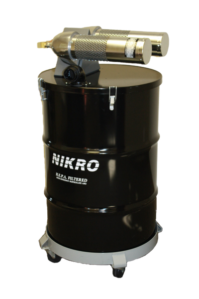 Nikro 55 Gallon Pneumatic HEPA Vacuum (Dry) AHD55TWN
