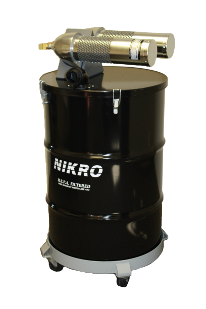 Nikro 55 Gallon Pneumatic HEPA Vacuum (Dry) AHD55TWN