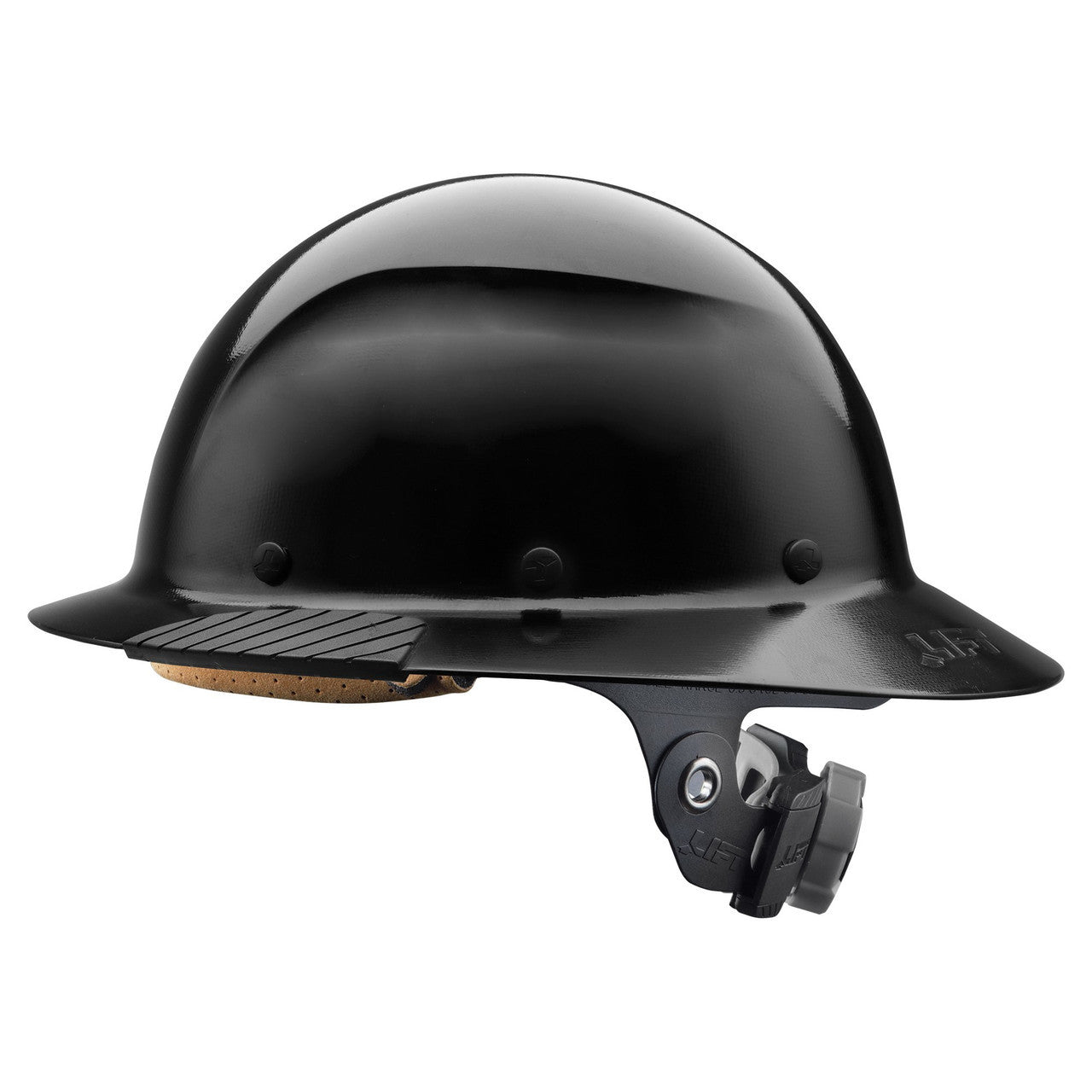 Lift Safety DAX Fiber Resin Full Brim Hard Hat - Black - HDF-15KG
