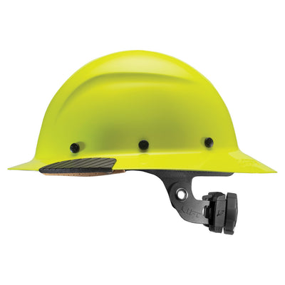 Lift Safety DAX Fiber Resin Full Brim Hard Hat - Yellow - HDF-18HV
