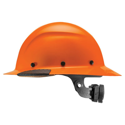 Lift Safety DAX Fiber Resin Full Brim Hard Hat - Orange - HDF-18OG