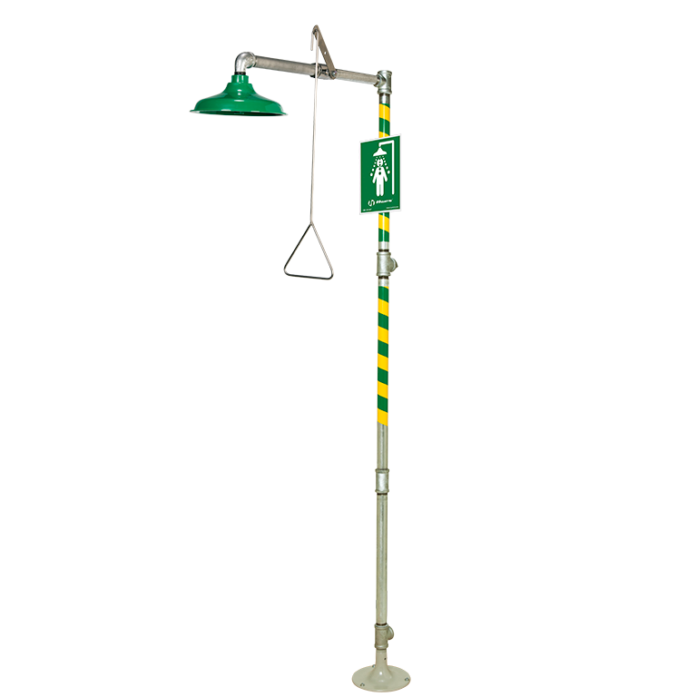 AXION Floor Mount Emergency Drench Shower - 8100