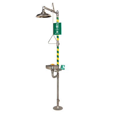 AXION Combination Corrosion Resistant Shower and Eye/Face Wash - 8330