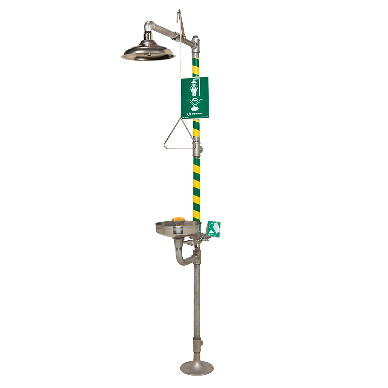 AXION Combination Corrosion Resistant Shower and Eye/Face Wash - 8330
