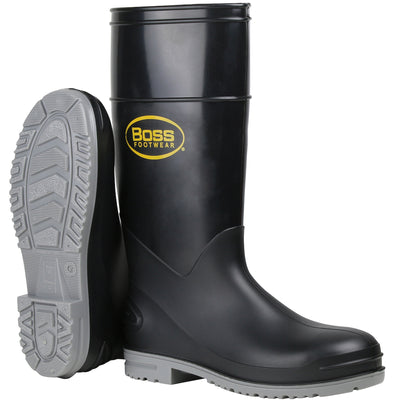 Boss Footwear Over-the-Sock Foot 16" Black Polyblend Steel Toe & Shank Boot - 1/PR - 383-890