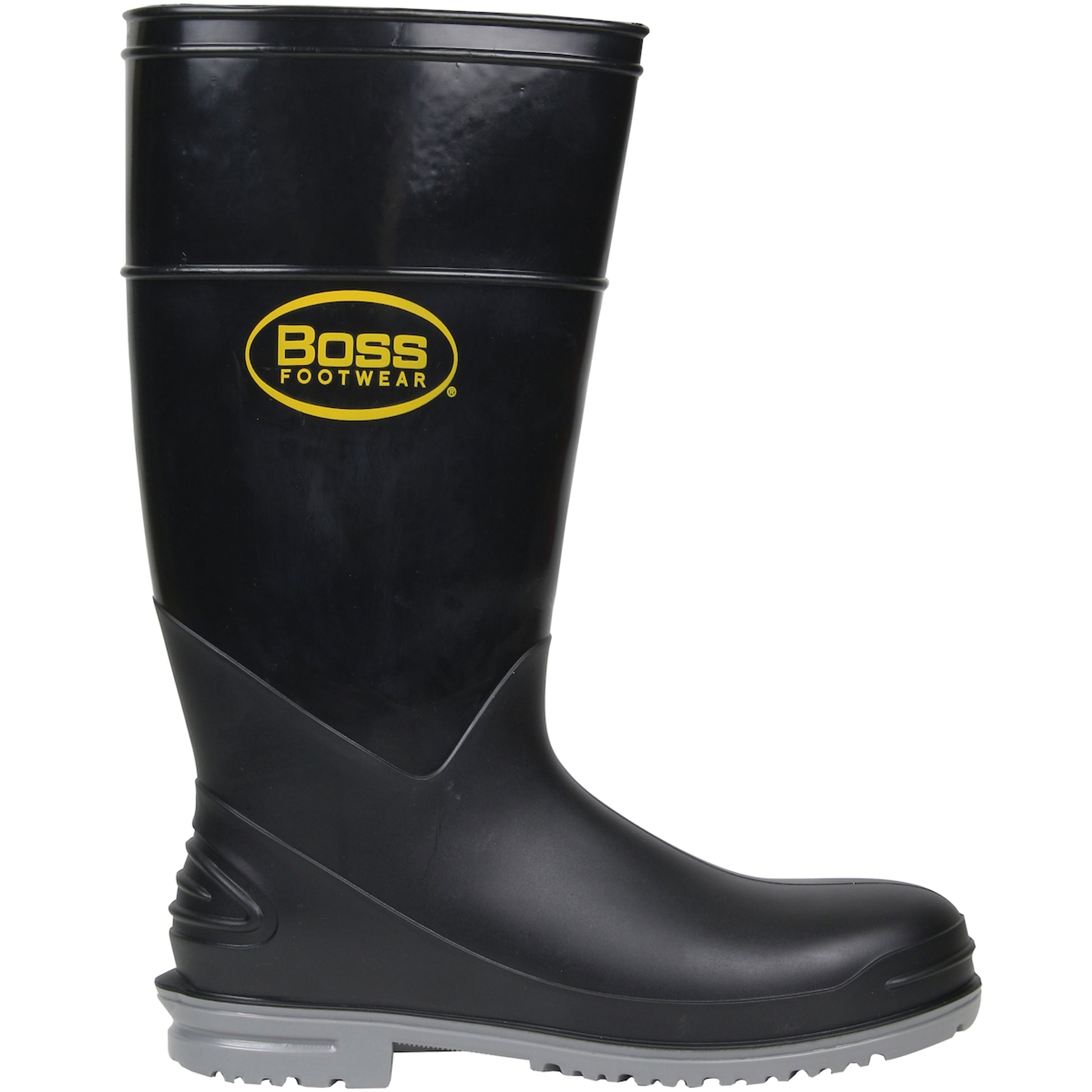 Boss Footwear Over-the-Sock Foot 16" Black Polyblend Steel Toe & Shank Boot - 1/PR - 383-890