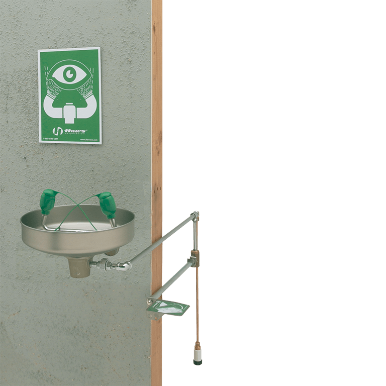 Haws Freeze Protected Wall Mount Eyewash - 7433FP