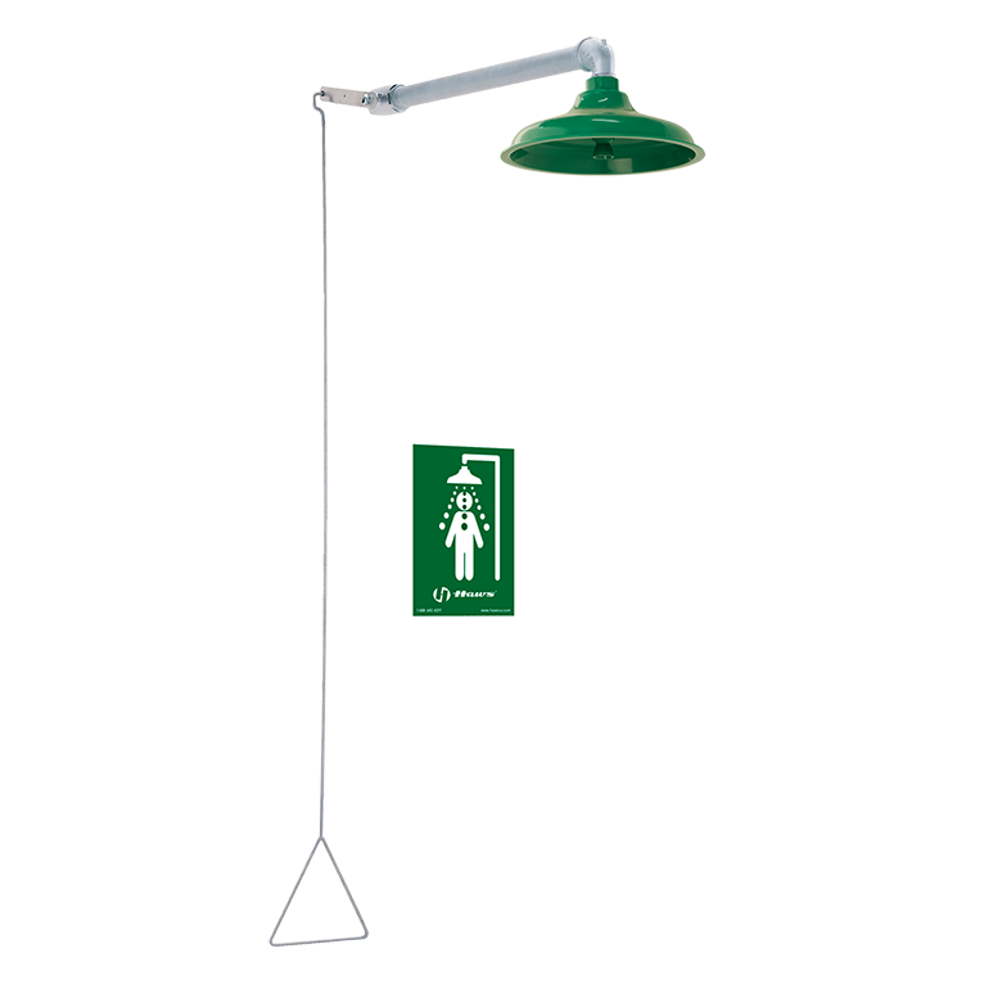 AXION Barrier-Free Emergency Drench Shower - 8122HWC