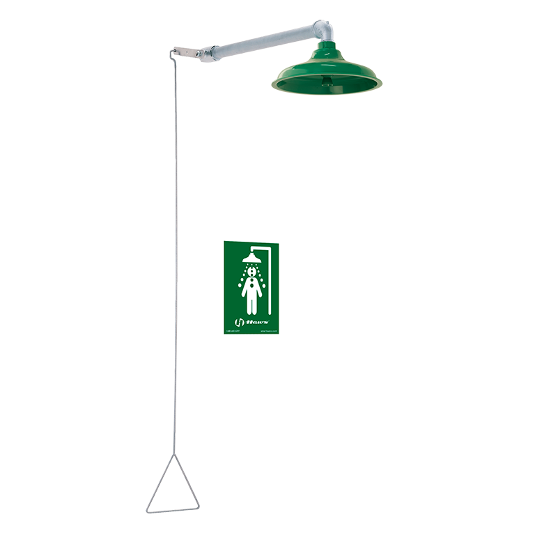 AXION Barrier-Free Emergency Drench Shower - 8122HWC