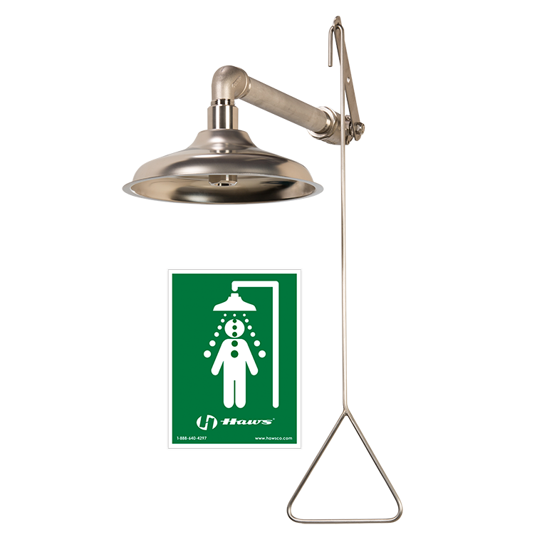 AXION Corrosion Resistant Emergency Drench Shower - 8133H