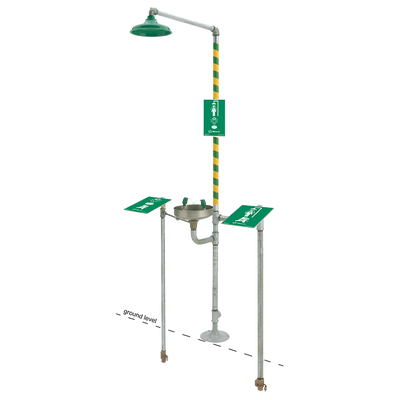 Haws Emergency Freeze Protected Shower and Eyewash - 8300FP