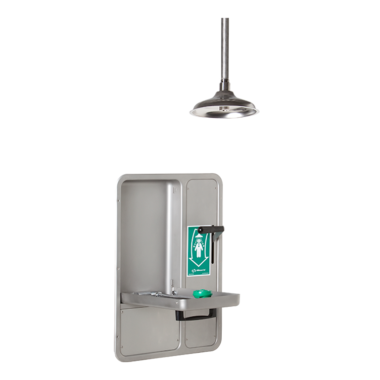 AXION Barrier Free Recessed Shower and Eye/Face Wash - 8356WCC