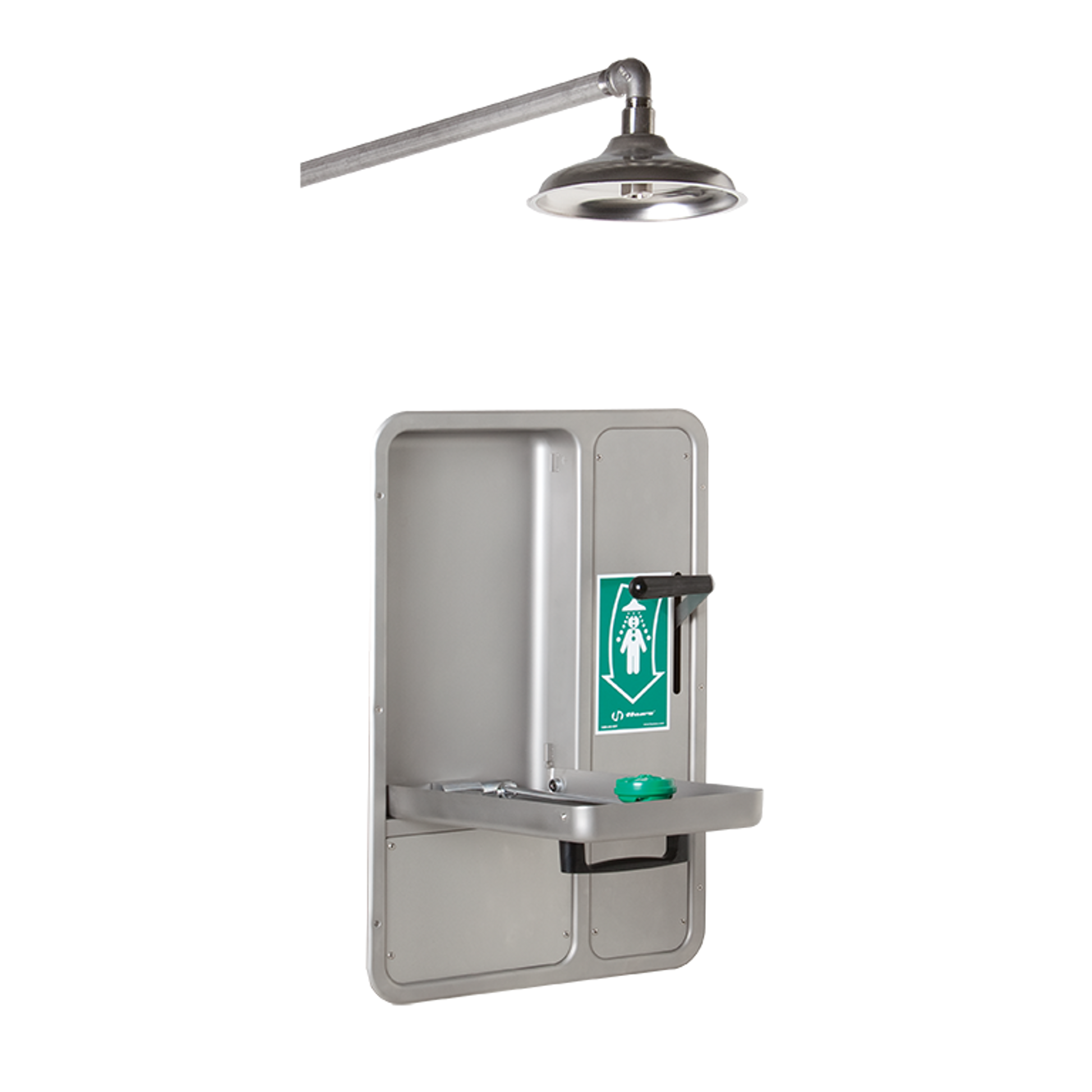AXION Barrier-Free Recessed Shower and Eye/Face Wash - 8356WCW