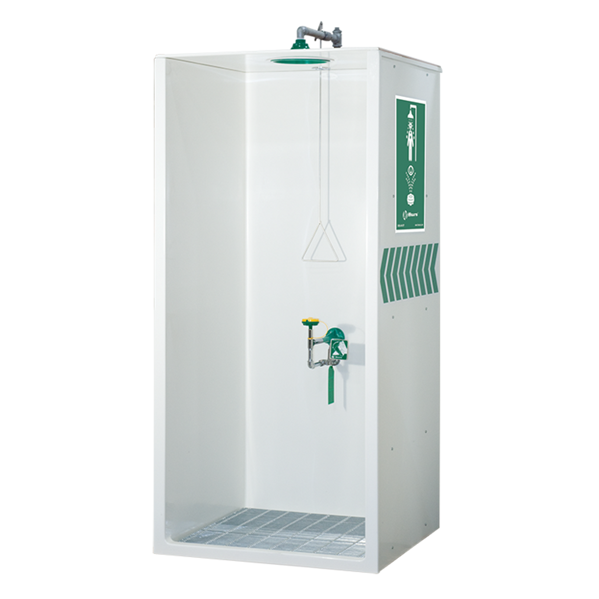 AXION Booth Enclosed Shower and Eye/Face Wash - 8605WC