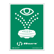 Haws Universal Eyewash Sign - SP175