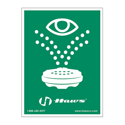 Haws Universal Eyewash Sign - SP175