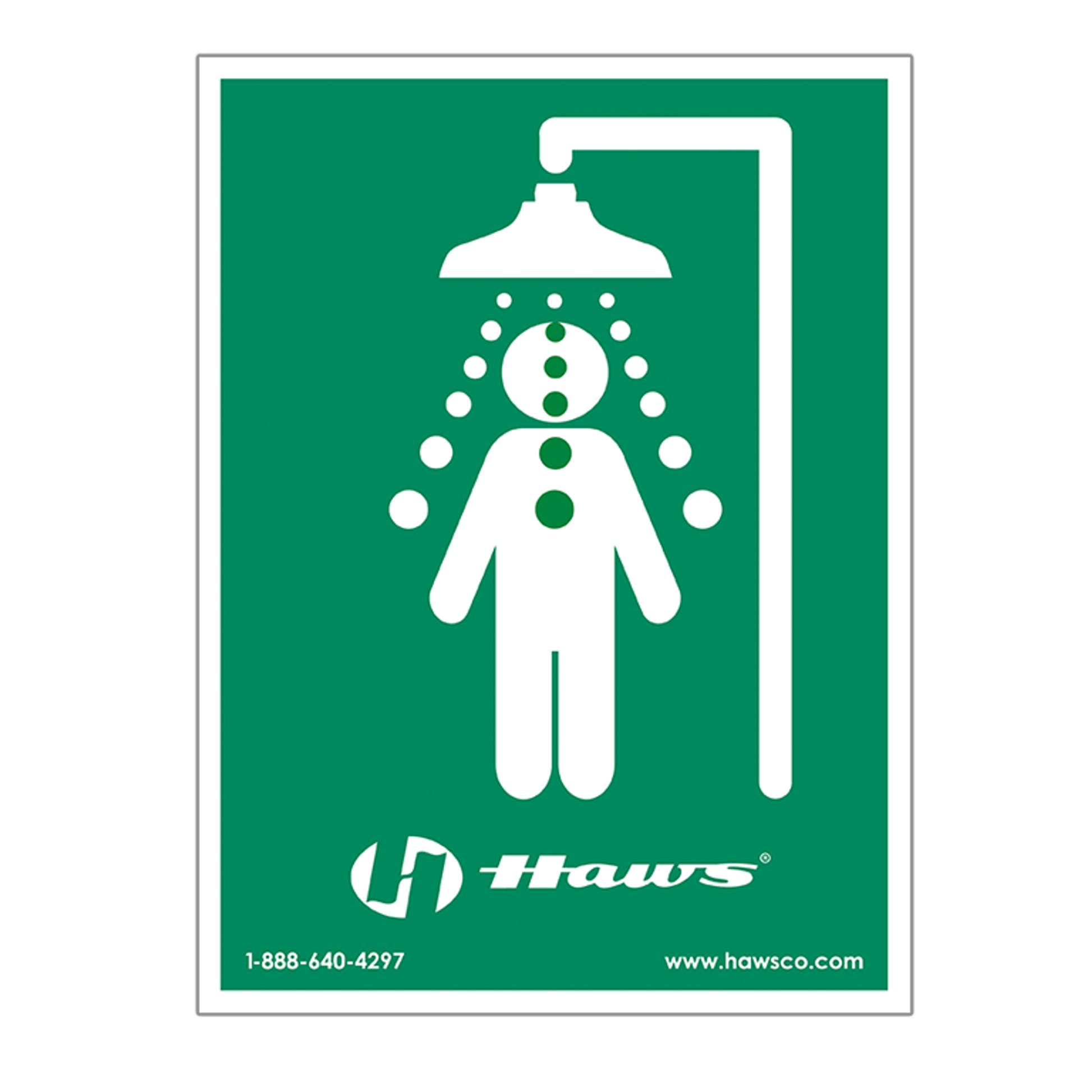 Haws Shower Sign - SP177