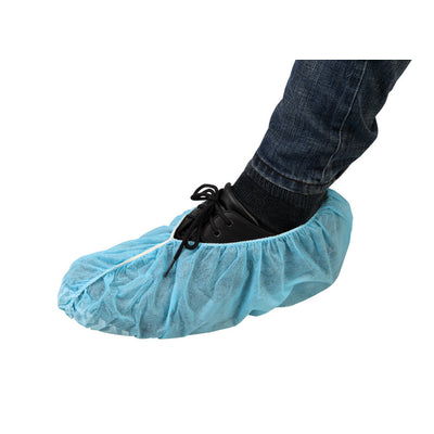 Disposable Polypropylene Shoe Covers w/ Skid Resistant Bottom - 150pr/Case