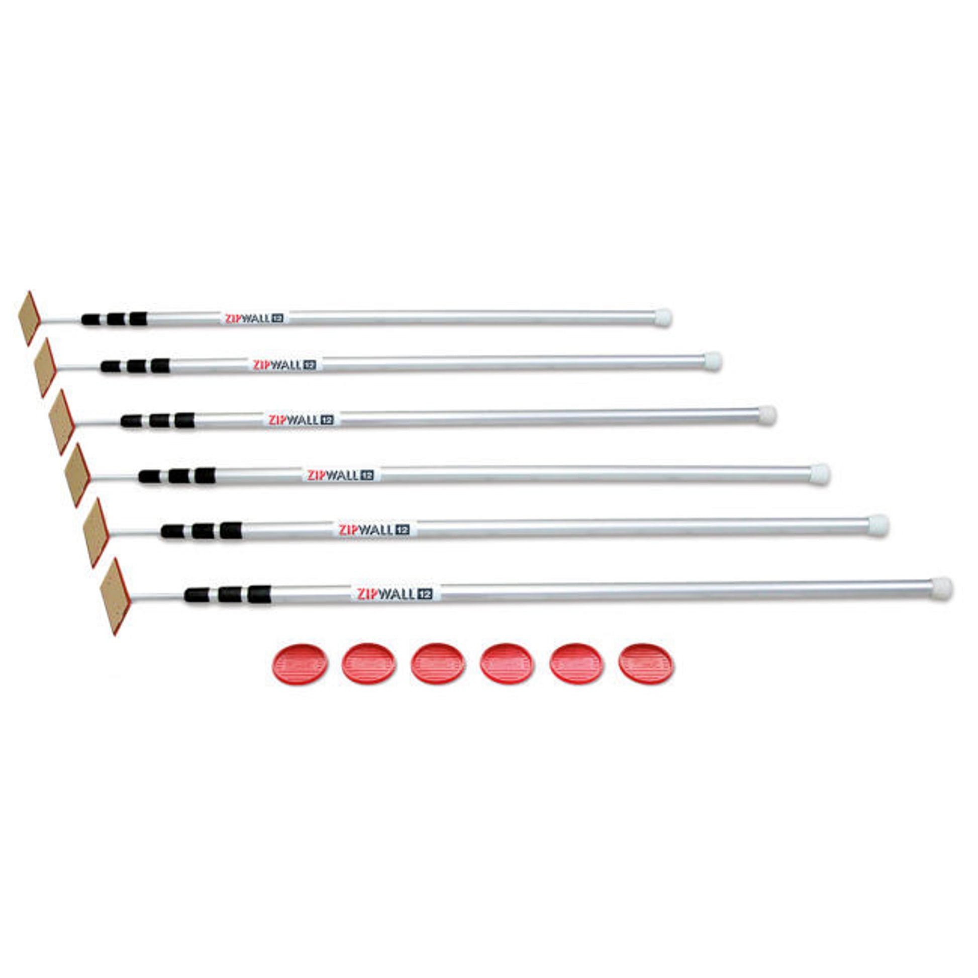 ZipWall Spring Loaded ZipWall 12 – 6-Pack - SLP6