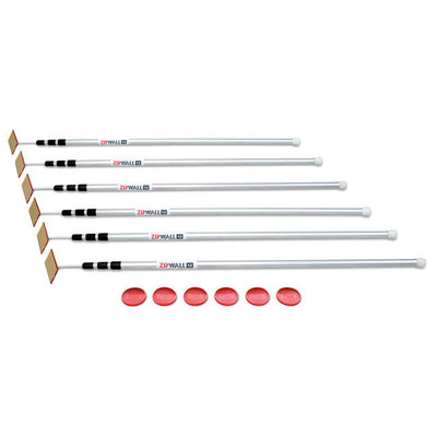ZipWall Spring Loaded ZipWall 12 6-Pack - SLP6