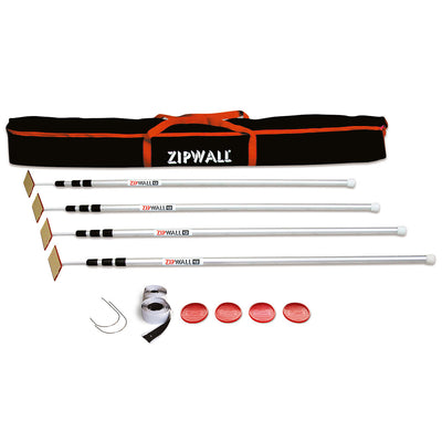 ZipWall Spring Loaded ZipWall 12 - 4-Pack - SLP4