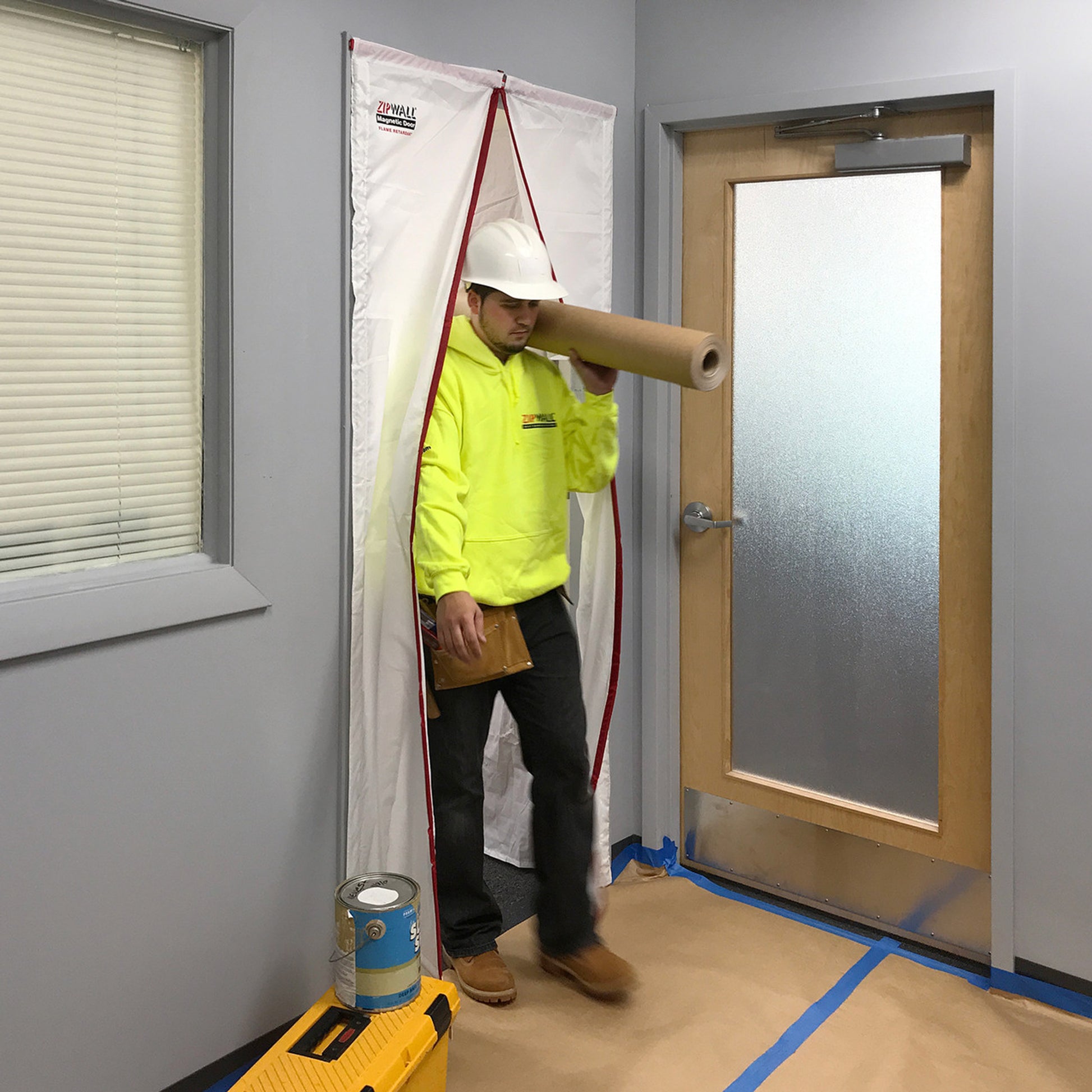 ZipWall Steel Frame Magnetic Door Kit - M3070 - 2 Kits/EA