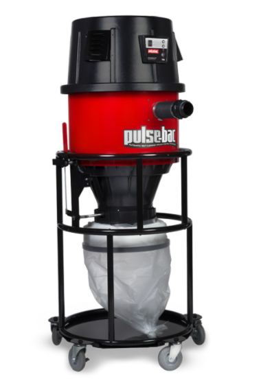 Pulse-Bac 3690 HPLM Series Dust Extractor w/Bagger Unit & Hose - 103460-UHO