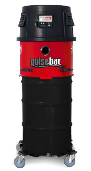 Pulse-Bac 2450D HPLM Series Dust Extractor w/55 Gallon Drum & Hose - 103490-UHO