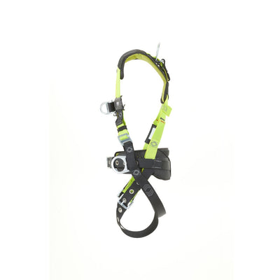 Miller H500 CC4 Aluminum 2 pts Harness w/QC Buckles w/Front & Side D-rings - Size Universal