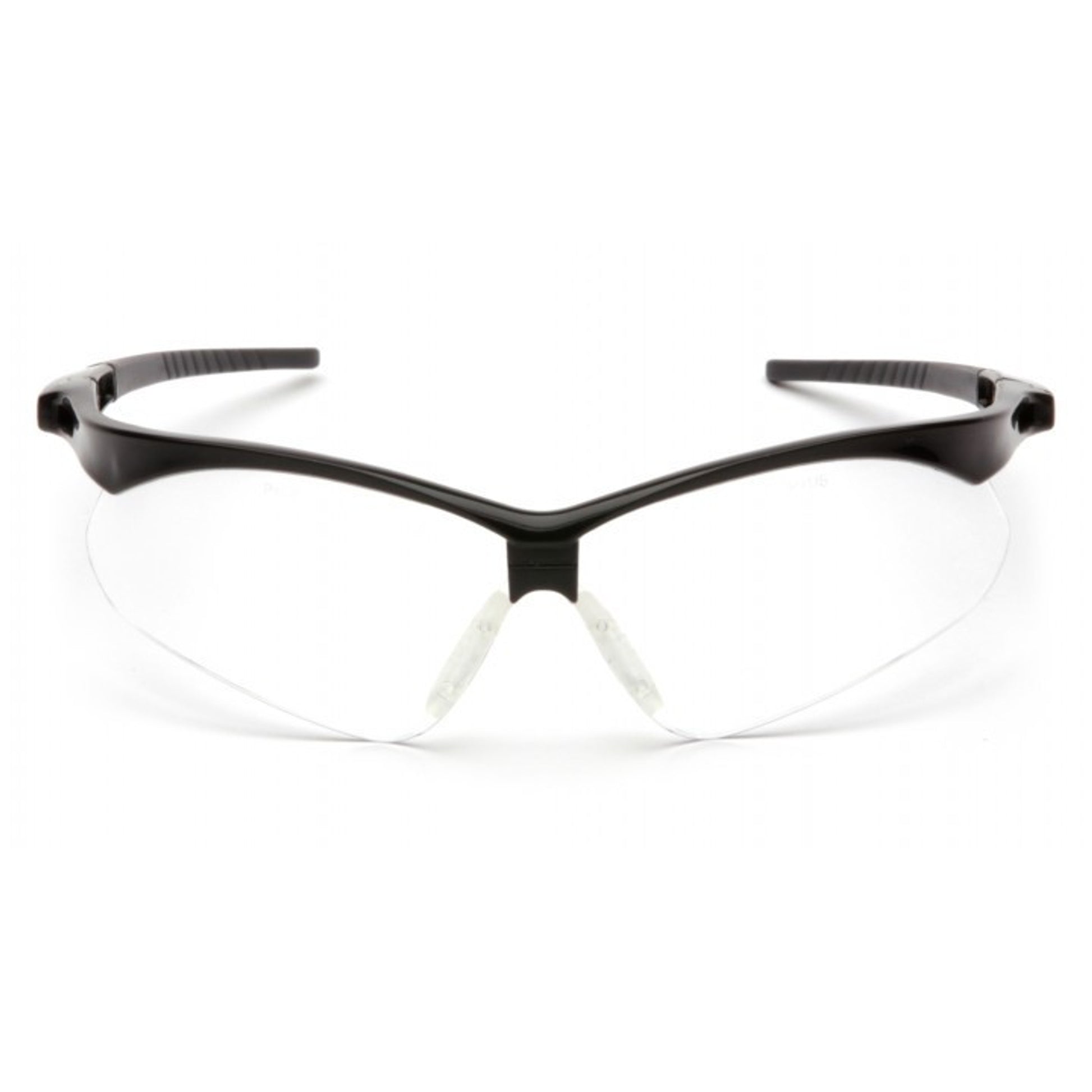 Pyramex PMXTREME Black Frame/Clear Anti-Fog Lens With Black Cord Safety Eyewear