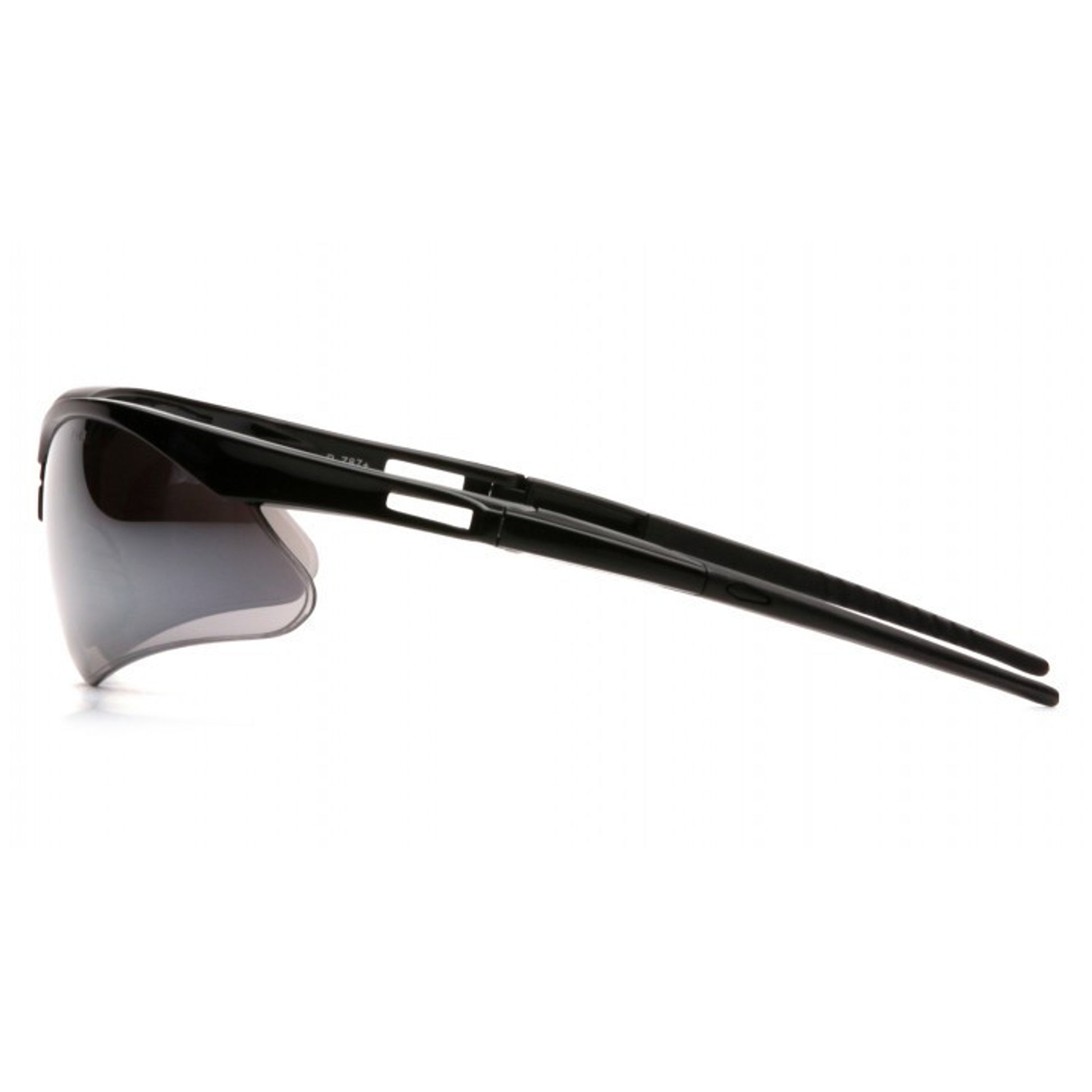 Pyramex PMXTREME Black Frame/Silver Mirror Lens With Black Cord Safety Eyewear